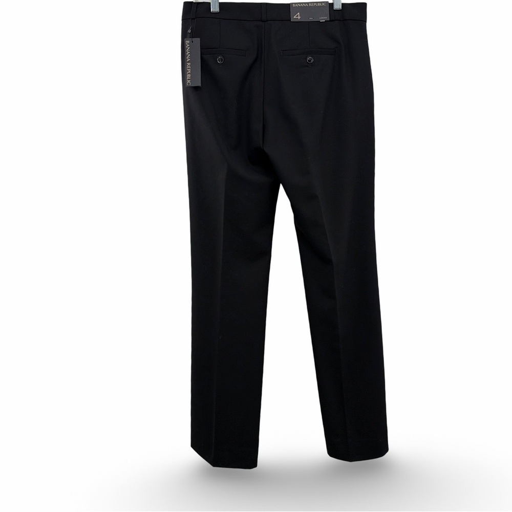 Banana Republic The Logan Fit Women’s Black Trousers Lightweight Wool Size 4 NWT - Picture 4 of 11